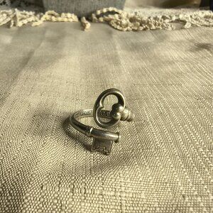 Vintage Sterling Silver Avon Key Ring